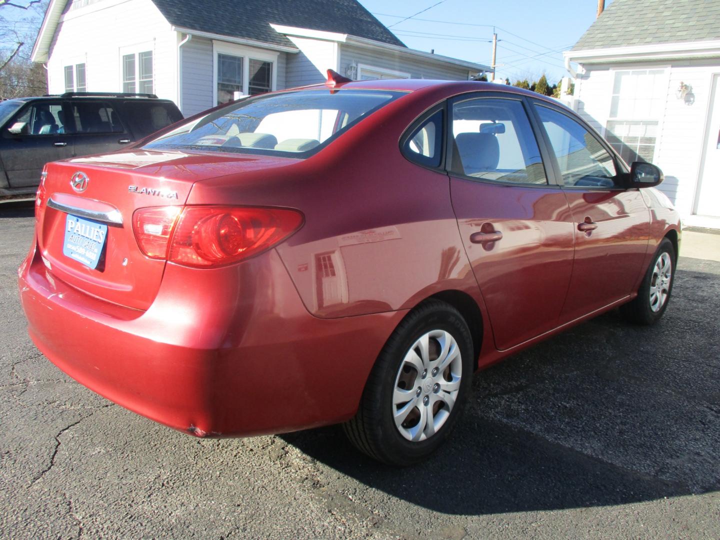 2010 RED Hyundai Elantra (KMHDU4AD7AU) , AUTOMATIC transmission, located at 540a Delsea Drive, Sewell, NJ, 08080, (856) 589-6888, 39.752560, -75.111206 - Photo#3